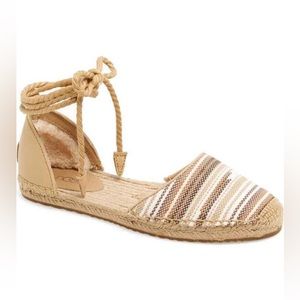 Uggs Espadrille Libbi serape sandals size 9.